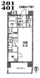 クリオ西池袋 2階 間取り図