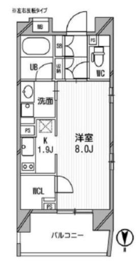 クリオ西池袋 4階 間取り図