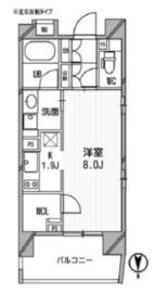 クリオ西池袋 4階 間取り図