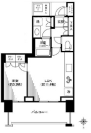 ベイズタワー＆ガーデン 17階 間取り図