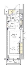 フィース水天宮前 8階 間取り図