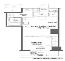 グランハイツ高田馬場 914 間取り図