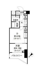 パークリュクス渋谷西原 3階 間取り図