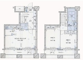 パレステュディオ神楽坂シティタワー 14階 間取り図