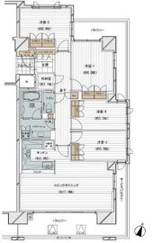 深沢ハウス 5階 間取り図