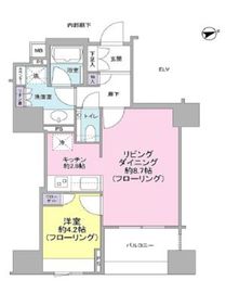 ブランズ明石町 7階 間取り図