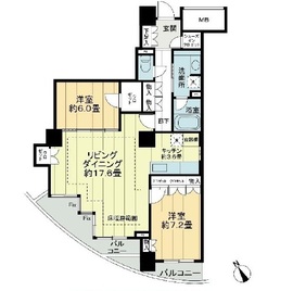 ドレッセ目黒インプレスタワー 8階 間取り図