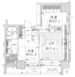 リビオレゾン大手町 12階 間取り図