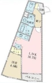 エスペランサ北参道 101 間取り図