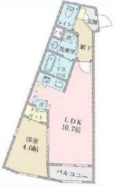 エスペランサ北参道 201 間取り図
