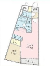 エスペランサ北参道 102 間取り図