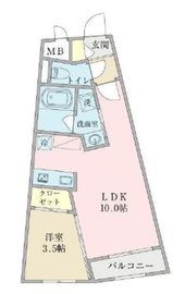 エスペランサ北参道 302 間取り図