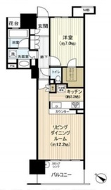 スターコート豊洲 18階 間取り図
