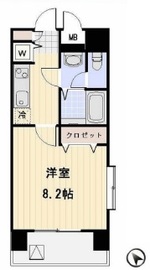 メゾン・ド・ヴィレ中目黒 701 間取り図