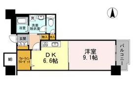 品川シーサイドビュータワー1 1405 間取り図