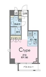 ドゥーエ南麻布 203 間取り図