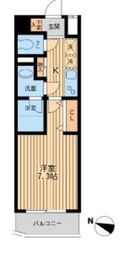 ユニフォート目黒中町 105 間取り図