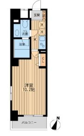 ユニフォート目黒中町 209 間取り図