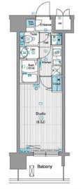 グランド・ガーラ銀座 5階 間取り図