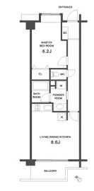 ガーデン目黒平町 212 間取り図