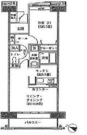 アクティ目黒駅前 2号棟 408 間取り図