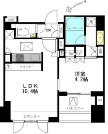 パークリュクス恵比寿 4階 間取り図