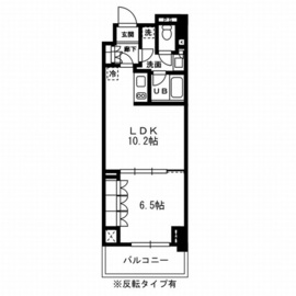 レジディア杉並方南町 710 間取り図