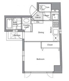 レジディア文京千石 403 間取り図