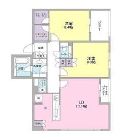 代々木パークハウスプライムヒルズ 2階 間取り図