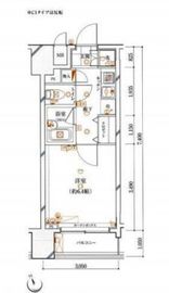 ガリシア銀座イースト 4階 間取り図