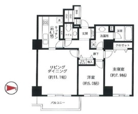 広尾ガーデンヒルズ 2階 間取り図