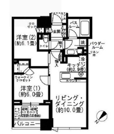 スカイフォレストレジデンス　タワー&スイート 13階 間取り図