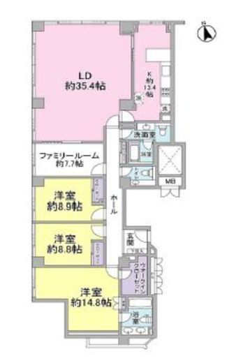 麻布マナー 103 間取り図