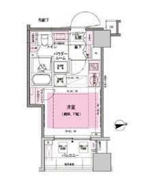 シティハウス市谷薬王寺 5階 間取り図