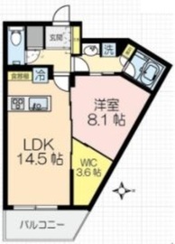 勝どきザ・タワー 47階 間取り図