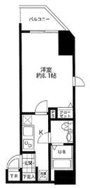 モーニングサイド銀座 1205 間取り図