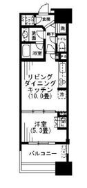 晴海テラス 15階 間取り図