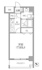 ルクレ森下レジデンス 703 間取り図