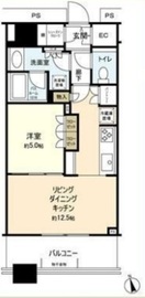 勝どきザ・タワー 19階 間取り図