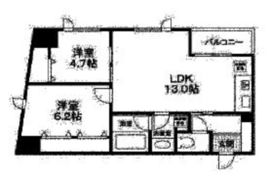 チェスターハウス九段下 502 間取り図