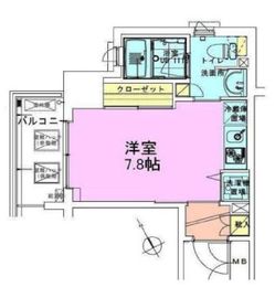 門前仲町レジデンス参番館 608 間取り図