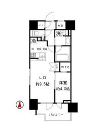 ベリスタ神楽坂 2階 間取り図