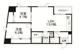 チェスターハウス九段下 602 間取り図