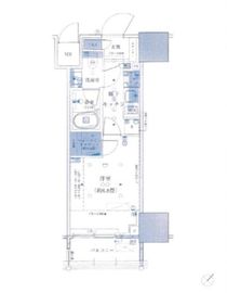 パークリュクス白金高輪 9階 間取り図