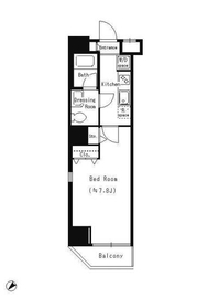 Dew Lavan 新橋 403 間取り図