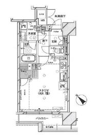 レフィール築地レジデンス 5階 間取り図