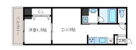 ライトコート四谷 4階 間取り図