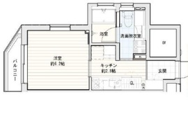 ヴィレッタ西麻布 301 間取り図