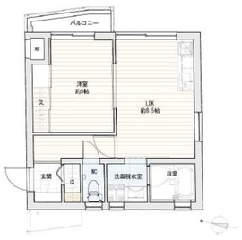 ヴィレッタ西麻布 303 間取り図