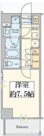 クレストコート清澄白河 701 間取り図